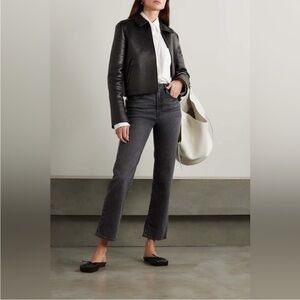 Frame Le Jane Ankle Jeans Black Obsidian Size 29